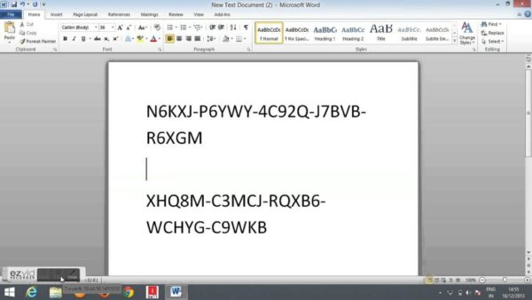 Microsoft Word Product Keys